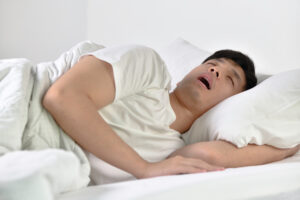man who snores
